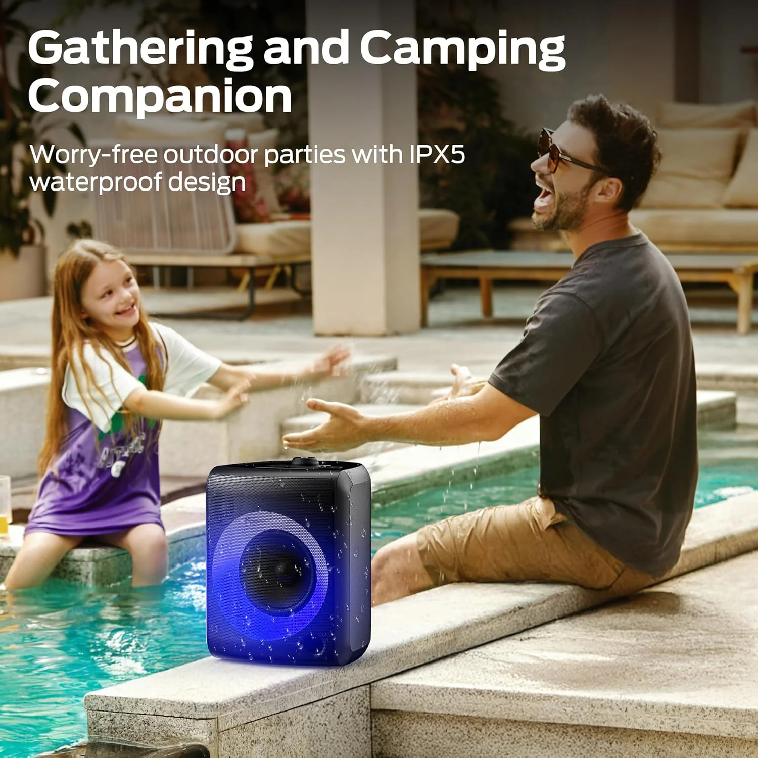 اسپیکر بلوتوثی Monster Musicbox، اسپیکر بی سیم قابل حمل 60 واتی با نورپردازی RGB پویا، بلندگو برای فضای باز و داخلی، صدای استریو، 12 ساعت پخش، مقاوم در برابر آب IPX5، پشتیبانی از کارت TF، AUX اسپیکر بلوتوثی Monster Musicbox، اسپیکر بی سیم قابل حمل 60 واتی با نورپردازی RGB پویا، بلندگو برای فضای باز و داخلی، صدای استریو، 12 ساعت پخش، مقاوم در برابر آب IPX5، پشتیبانی از کارت TF، AUX