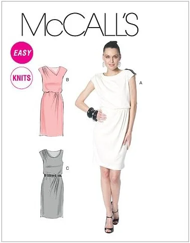 الگوهای خیاطی مک کال M6319، لباس زنانه، سایز E5 (14-16-18-20-22)