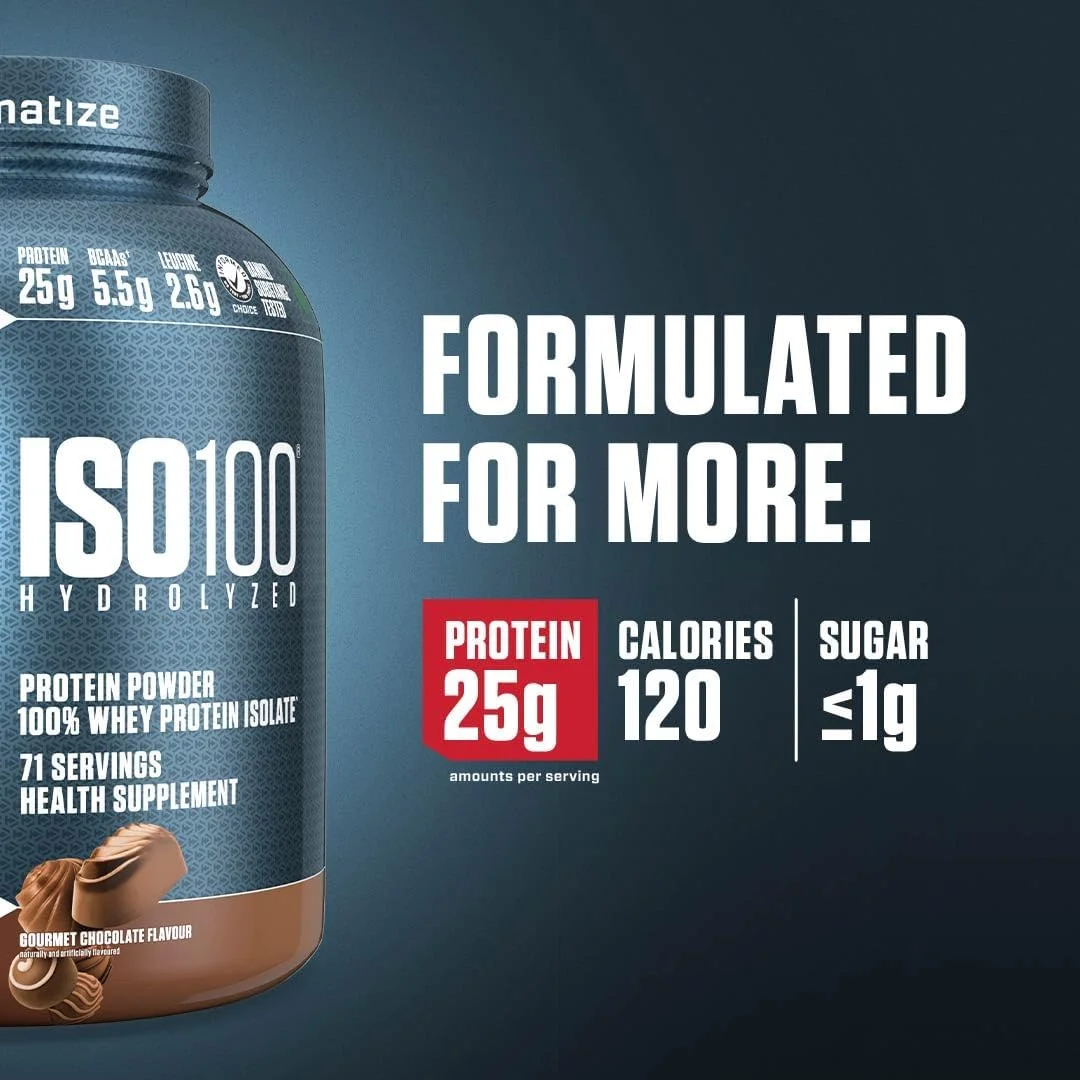 پودر پروتئین هیدرولیز شده Dymatize ISO100، پروتئین ایزوله 100% وی، 25 گرم پروتئین، 5.5 گرم BCAA، بدون گلوتن، جذب سریع، هضم آسان، شکلات گورمت، 5 پوند پودر پروتئین هیدرولیز شده Dymatize ISO100، پروتئین ایزوله 100% وی، 25 گرم پروتئین، 5.5 گرم BCAA، بدون گلوتن، جذب سریع، هضم آسان، شکلات گورمت، 5 پوند