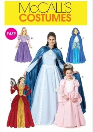 الگوی خیاطی آسان مک کالز 6420 لباس های پرنسسی دخترانه