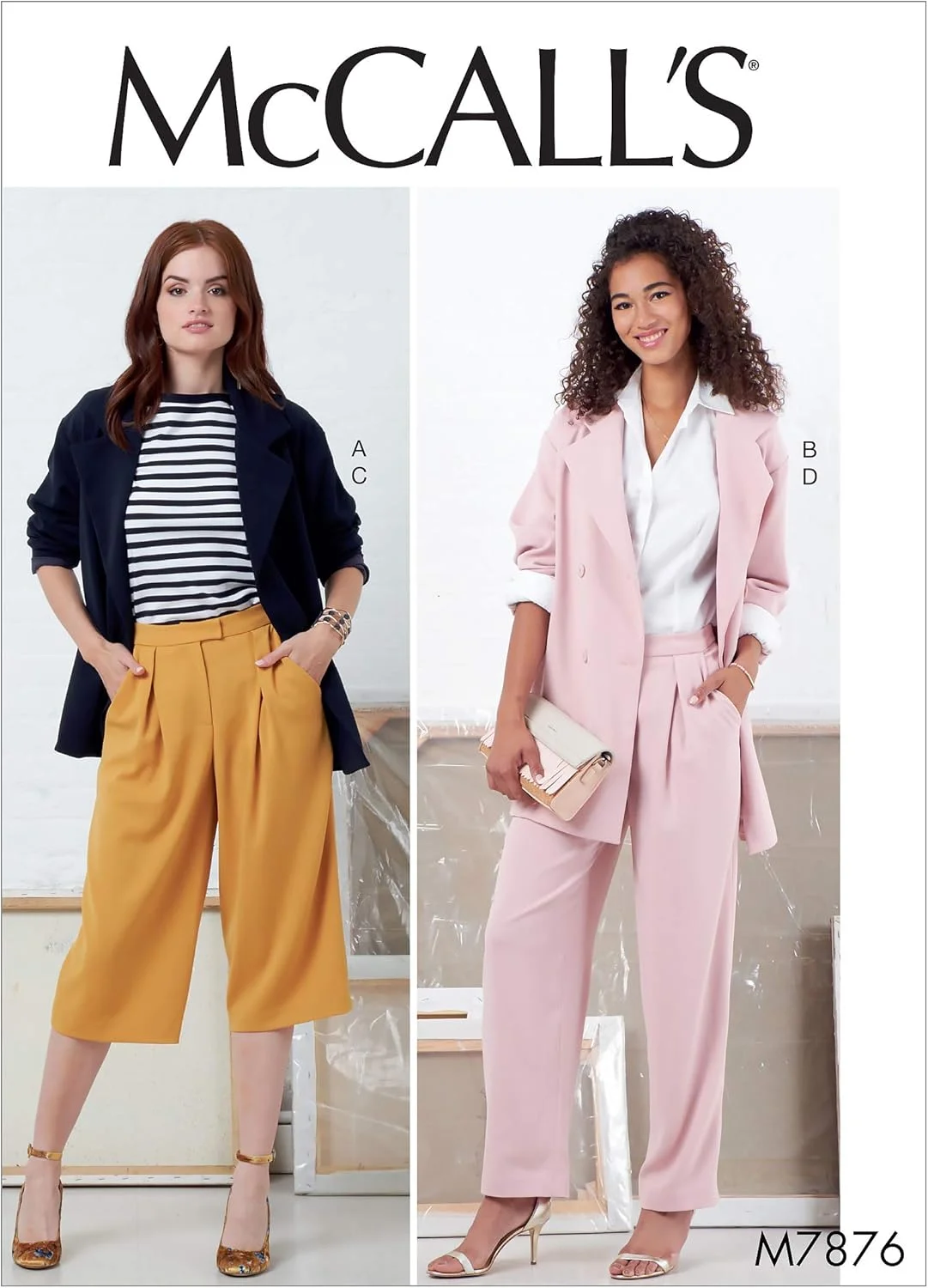 الگوی خیاطی مک کالز M7876، الگو، کاغذی، ساده، سایز 14-16-18-20-22