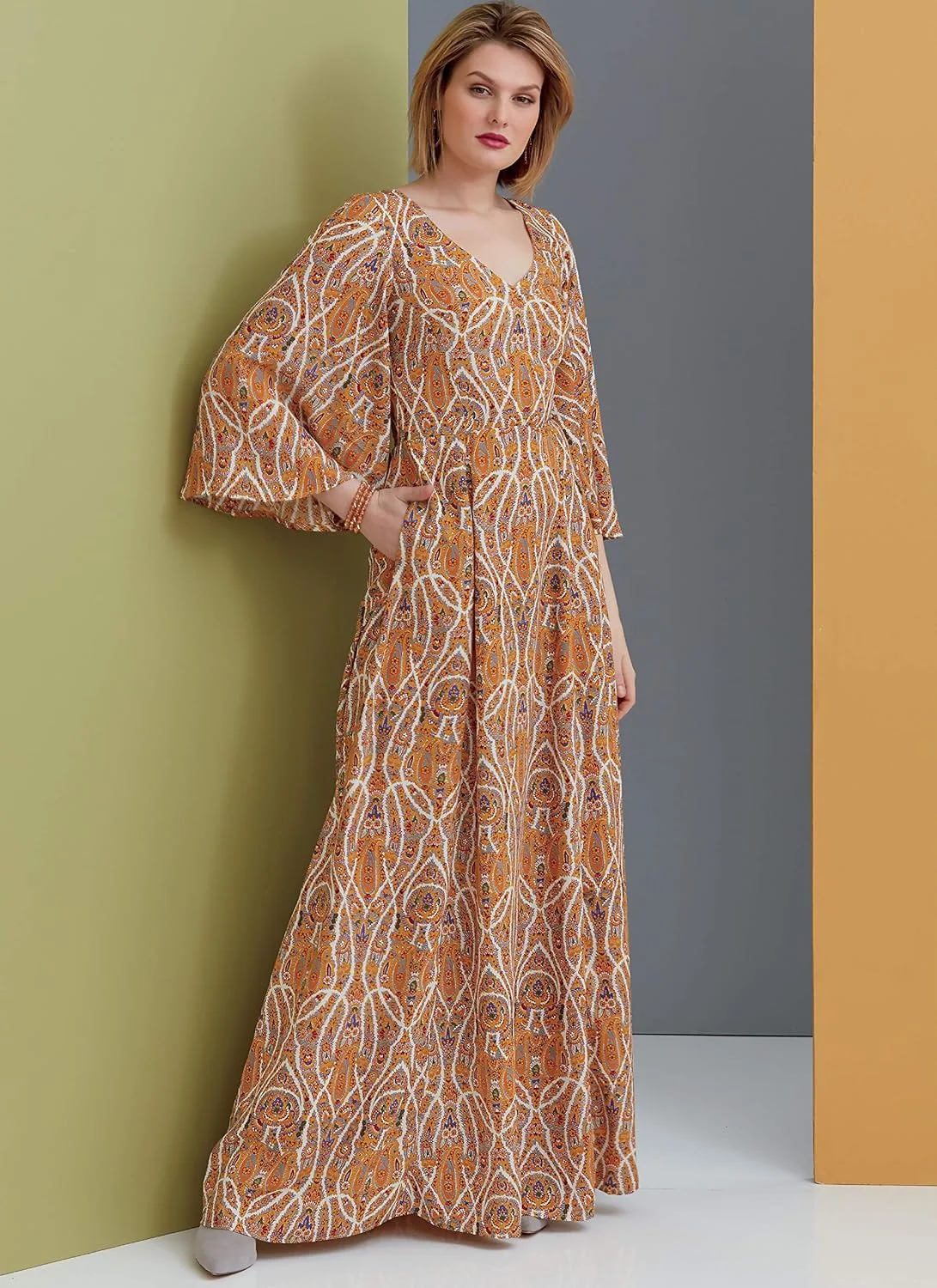 الگوی خیاطی McCall's V9328 Vogue، الگو، کاغذی، سفید، 14-16-18-20-22