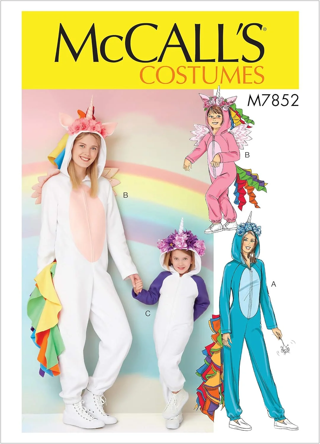 الگوی خیاطی لباس تک شاخ زنانه و دخترانه مک کال، سایزهای S-XL