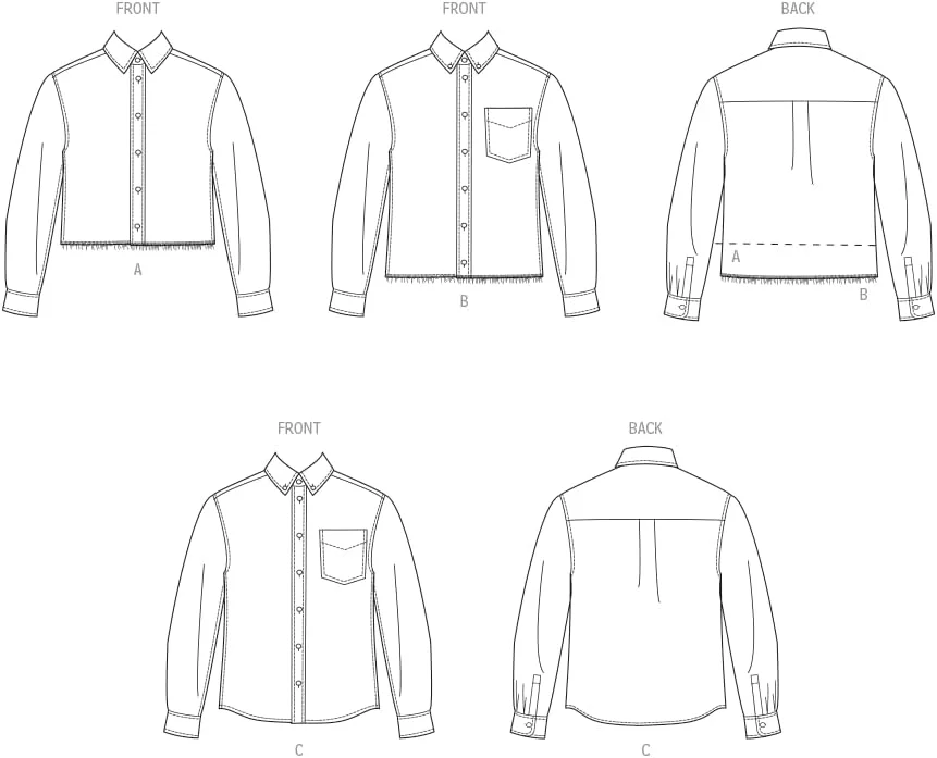 الگوی خیاطی تاپ اسپرت مک کالز، چند رنگ