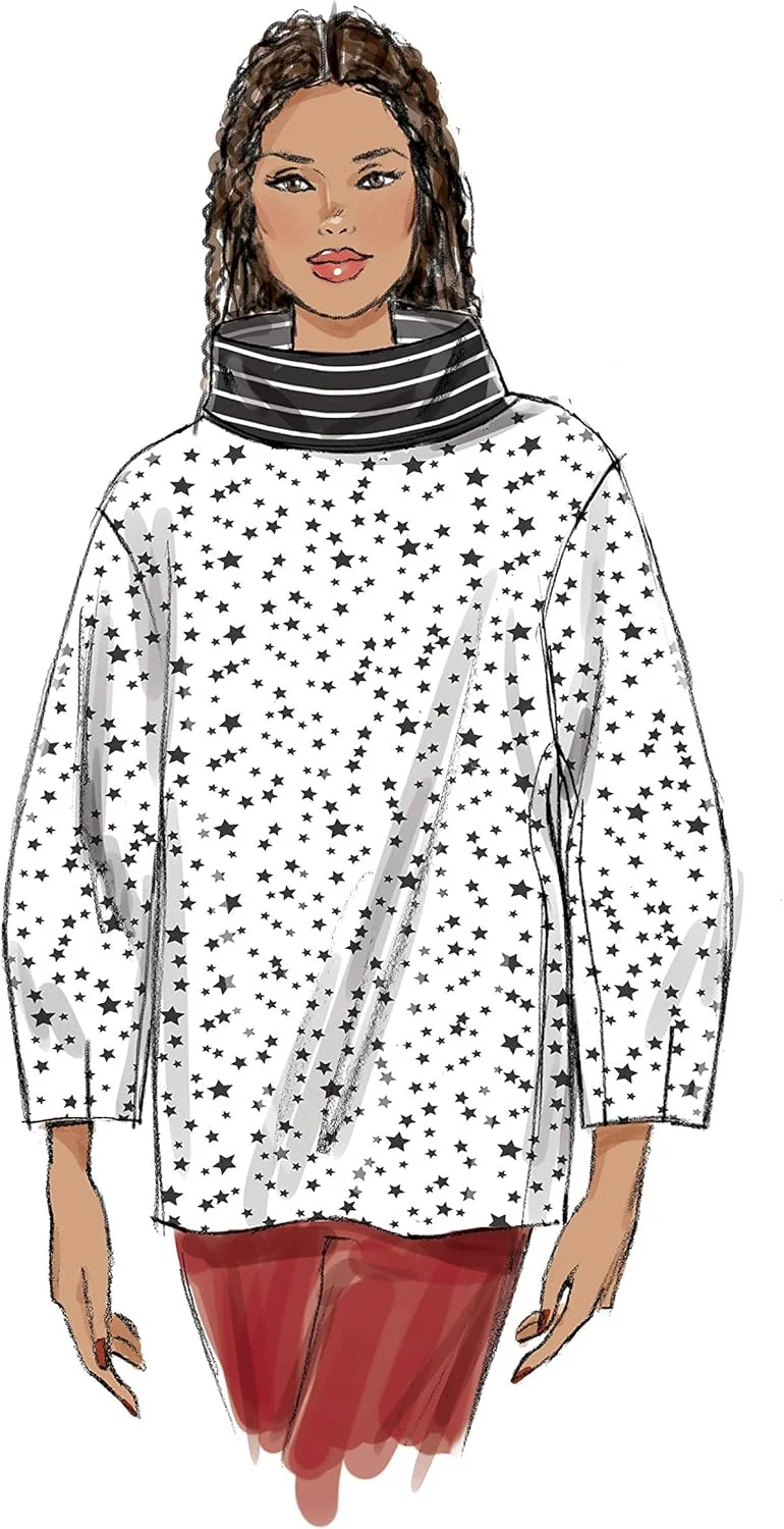 الگوهای خیاطی پیراهن زنانه بسیار آسان و گشاد McCall's V9330OSZ، سایزهای 4-22، سفید الگوهای خیاطی پیراهن زنانه بسیار آسان و گشاد McCall's V9330OSZ، سایزهای 4-22، سفید