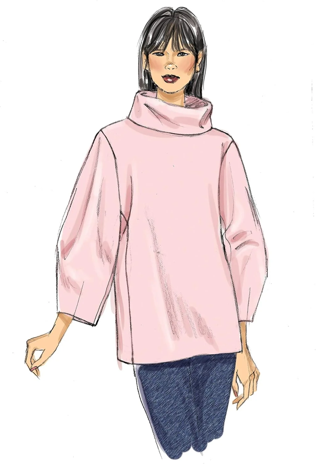 الگوهای خیاطی پیراهن زنانه بسیار آسان و گشاد McCall's V9330OSZ، سایزهای 4-22، سفید الگوهای خیاطی پیراهن زنانه بسیار آسان و گشاد McCall's V9330OSZ، سایزهای 4-22، سفید