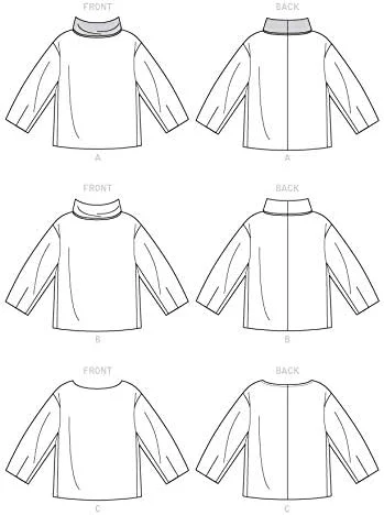 الگوهای خیاطی پیراهن زنانه بسیار آسان و گشاد McCall's V9330OSZ، سایزهای 4-22، سفید الگوهای خیاطی پیراهن زنانه بسیار آسان و گشاد McCall's V9330OSZ، سایزهای 4-22، سفید