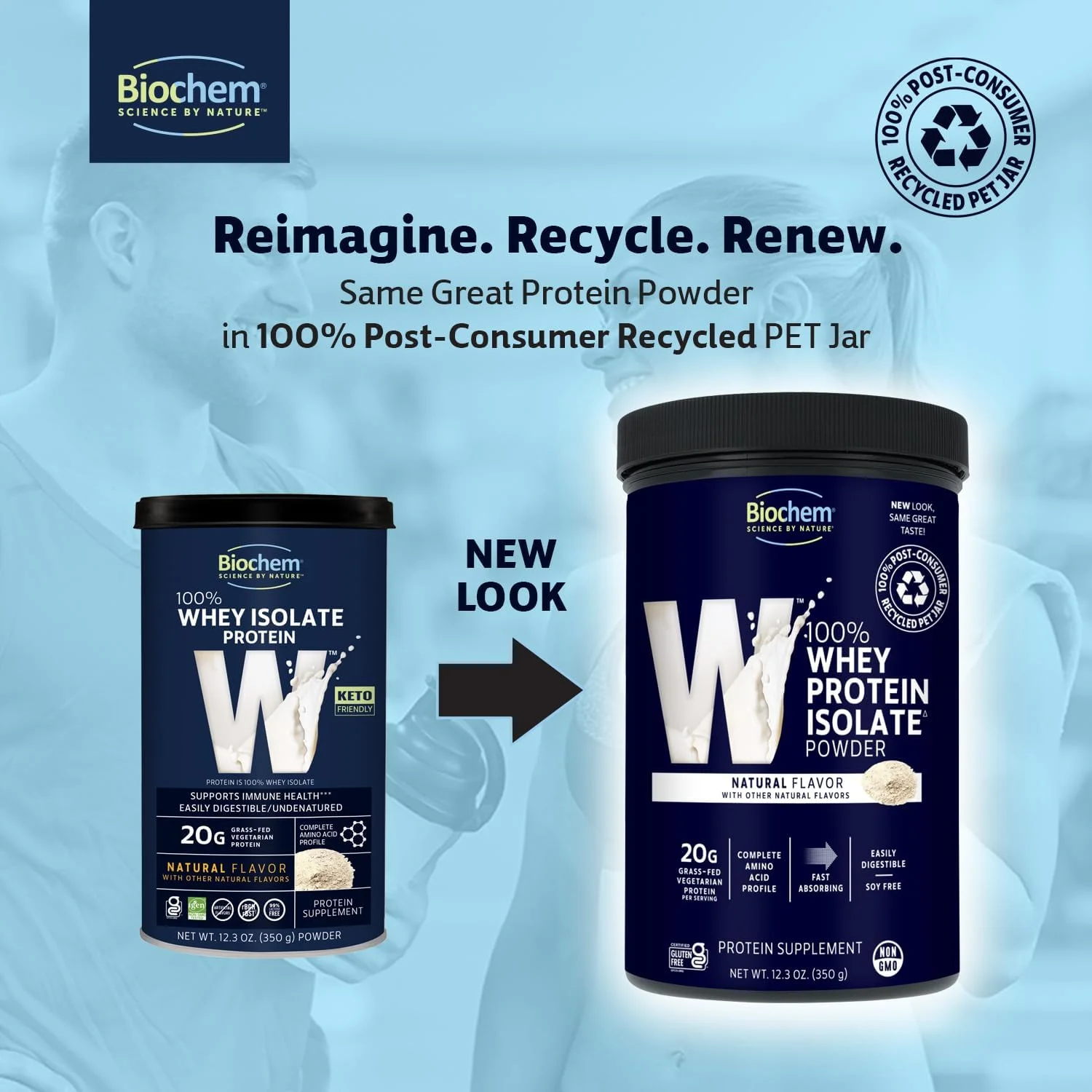 پودر پروتئین وی ایزوله طبیعی Biochem By Country Life - 12.3 اونس 58325 پودر پروتئین وی ایزوله طبیعی Biochem By Country Life - 12.3 اونس 58325