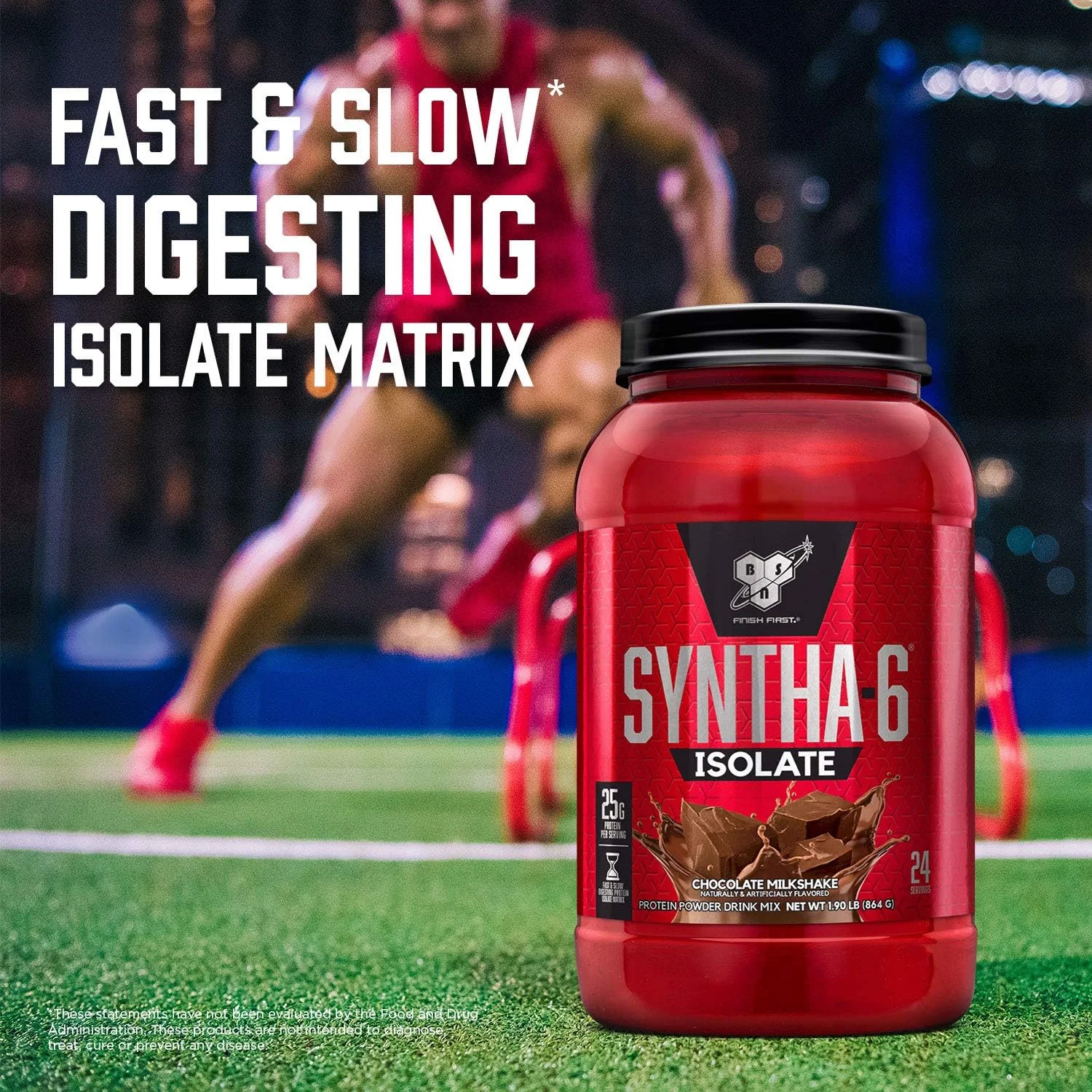 پودر پروتئین ایزوله BSN SYNTHA-6، پودر پروتئین توت فرنگی با پروتئین وی ایزوله، پروتئین شیر ایزوله، طعم: میلک شیک توت فرنگی، 48 سروینگ پودر پروتئین ایزوله BSN SYNTHA-6، پودر پروتئین توت فرنگی با پروتئین وی ایزوله، پروتئین شیر ایزوله، طعم: میلک شیک توت فرنگی، 48 سروینگ