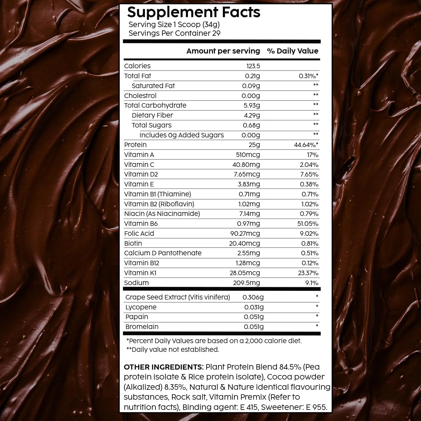 پودر پروتئین وگان PLIX - THE PLANT FIX Strength، ۲ کیلوگرم (شکلاتی)، پروتئین نخود فرنگی ایزوله و ترکیب برنج قهوه ای، ۲۵ گرم پروتئین، بدون شکر افزوده، بدون گلوتن پودر پروتئین وگان PLIX - THE PLANT FIX Strength، ۲ کیلوگرم (شکلاتی)، پروتئین نخود فرنگی ایزوله و ترکیب برنج قهوه ای، ۲۵ گرم پروتئین، بدون شکر افزوده، بدون گلوتن