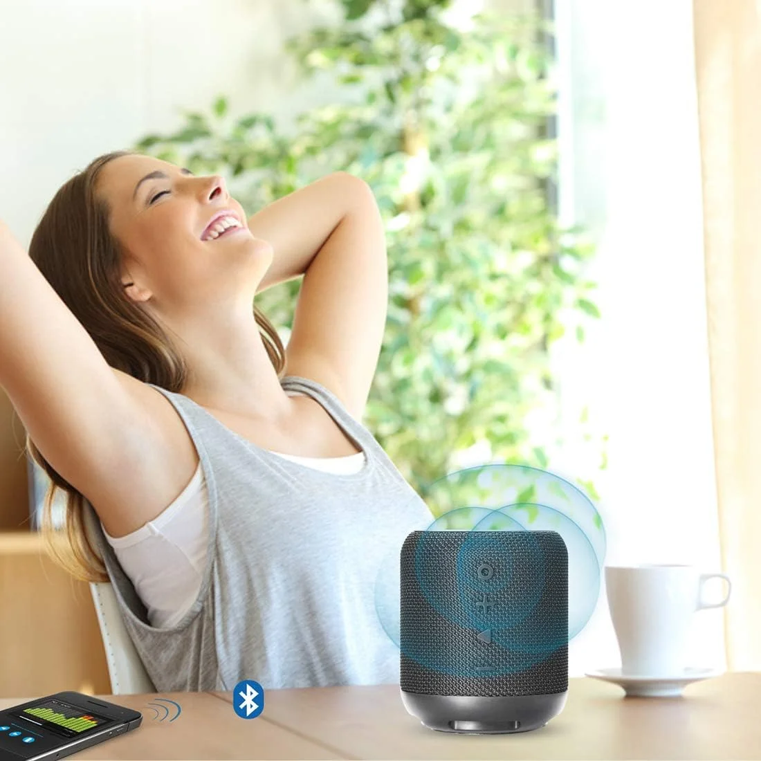 اسپیکر بلوتوثی استریو قابل حمل 10 واتی Portronics SoundDrum با بیس قدرتمند، AUX 3.5 میلیمتری، میکروفون داخلی، رادیو FM، زمان پخش 6-7 ساعت (مشکی) اسپیکر بلوتوثی استریو قابل حمل 10 واتی Portronics SoundDrum با بیس قدرتمند، AUX 3.5 میلیمتری، میکروفون داخلی، رادیو FM، زمان پخش 6-7 ساعت (مشکی)