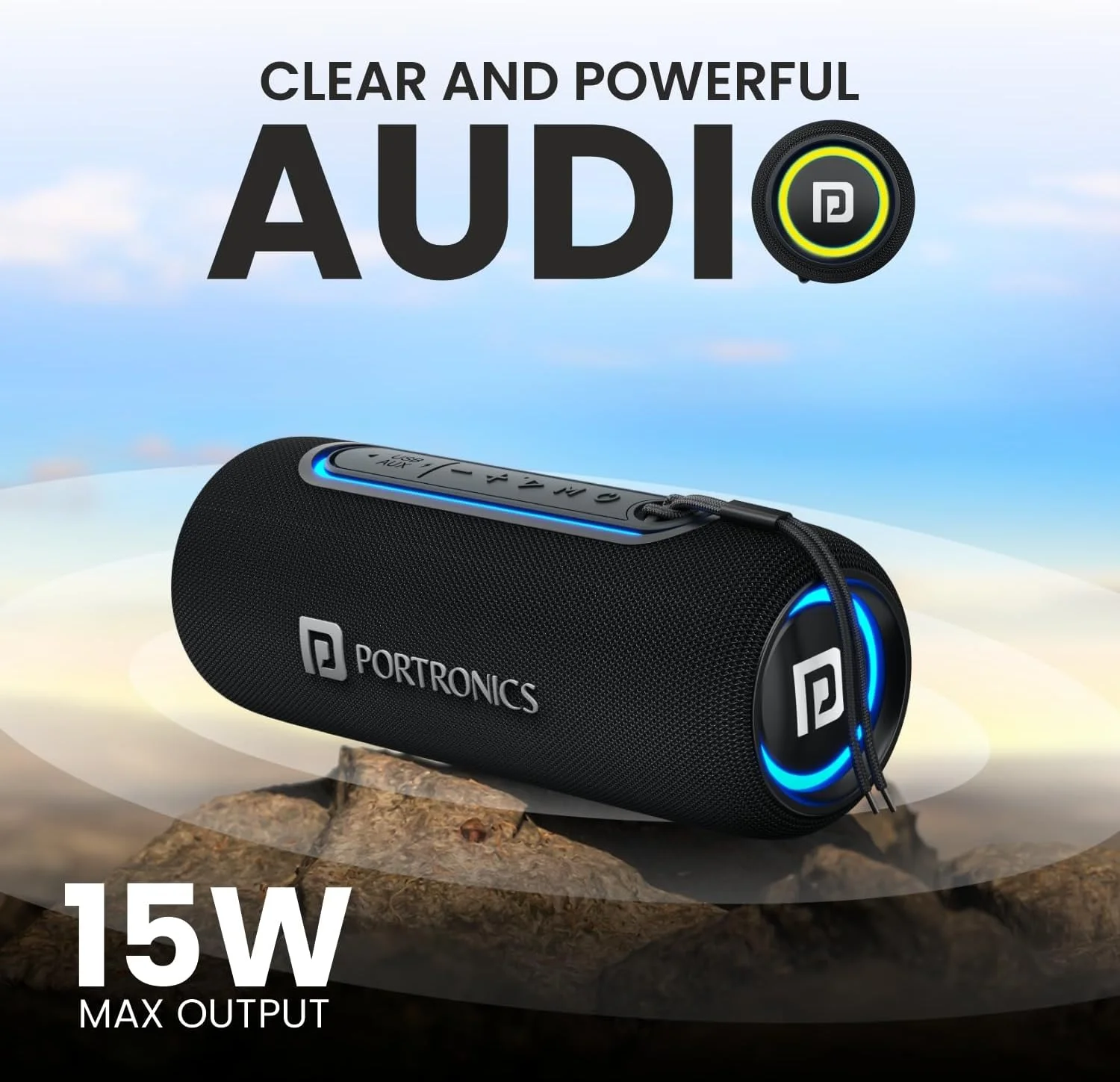 اسپیکر Resound 2 از پورتronics اسپیکر Resound 2 از پورتronics