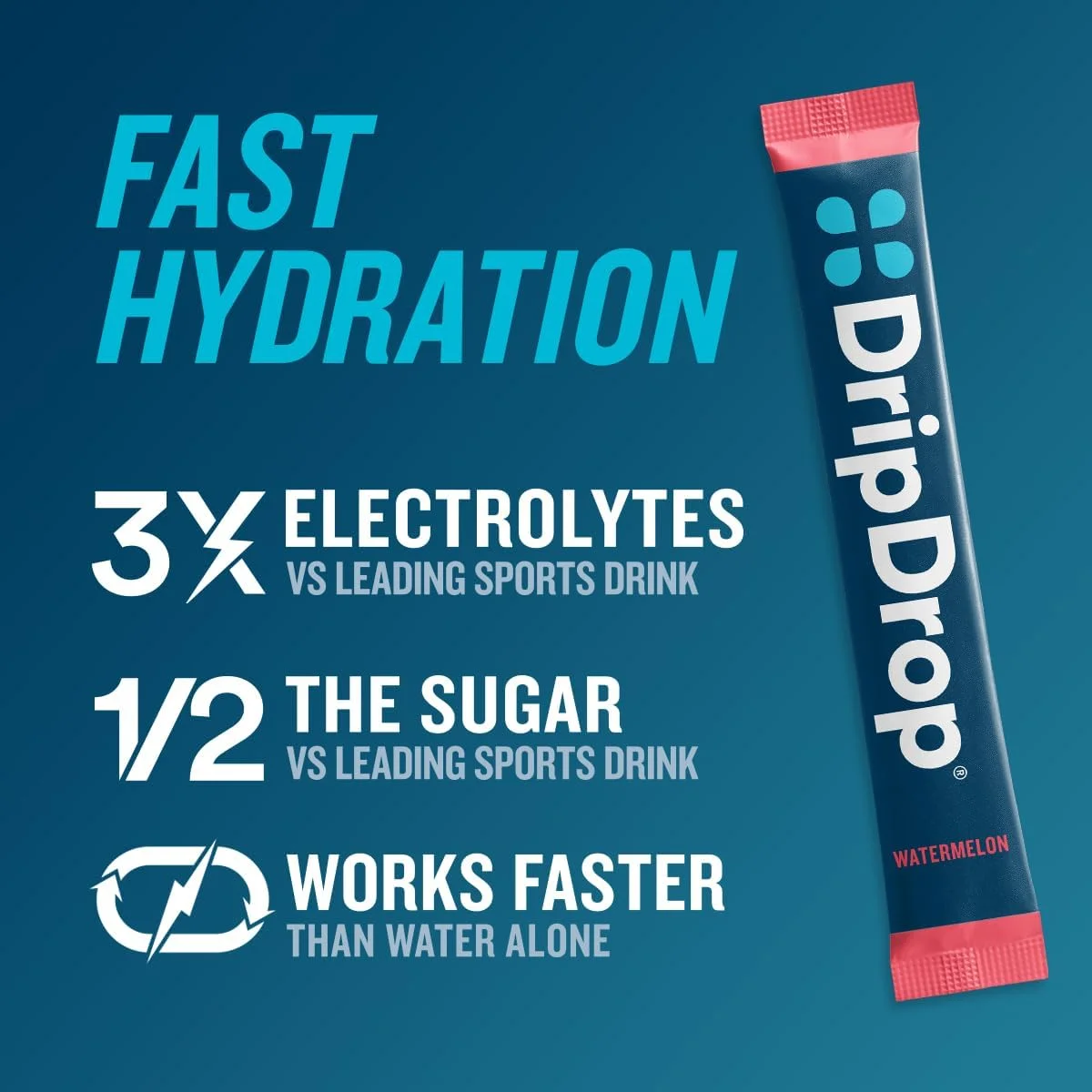 مخلوط نوشیدنی الکترولیتی DripDrop Hydration - بسته متنوع Bold - پودر هیدراتاسیون تک نفره - طالبی، توت، لیمو، پرتقال | غیر GMO، بدون گلوتن، وگان | 16 عدد مخلوط نوشیدنی الکترولیتی DripDrop Hydration - بسته متنوع Bold - پودر هیدراتاسیون تک نفره - طالبی، توت، لیمو، پرتقال | غیر GMO، بدون گلوتن، وگان | 16 عدد