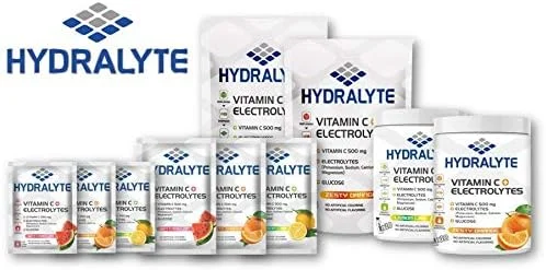 پودر مخلوط نوشیدنی ورزشی هیدراته Hydralyte ویتامین C + الکترولیت | 80 سروینگ در هر بسته (250 میلی لیتر) | طعم پرتقال، 800 گرم، بسته 10 عددی پودر مخلوط نوشیدنی ورزشی هیدراته Hydralyte ویتامین C + الکترولیت | 80 سروینگ در هر بسته (250 میلی لیتر) | طعم پرتقال، 800 گرم، بسته 10 عددی