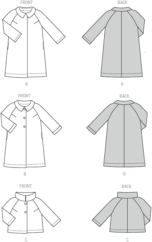 الگوی خیاطی کت و ژاکت زنانه بوردا استایل مدل X05688BURDA Easy to Make، کد طراحی B5688، سایزهای 8-18 (34-44)