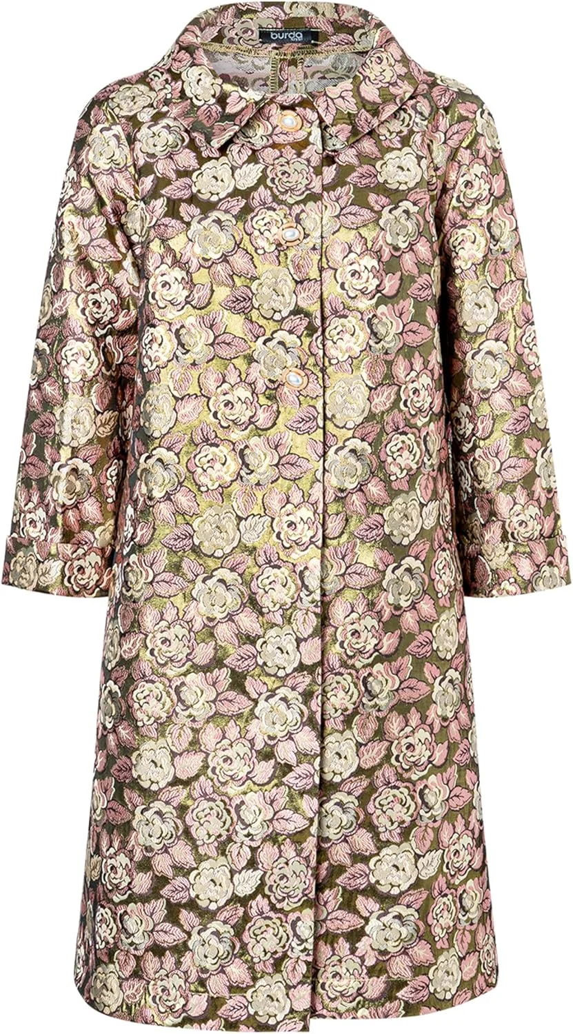 الگوی خیاطی کت و ژاکت زنانه بوردا استایل مدل X05688BURDA Easy to Make، کد طراحی B5688، سایزهای 8-18 (34-44)