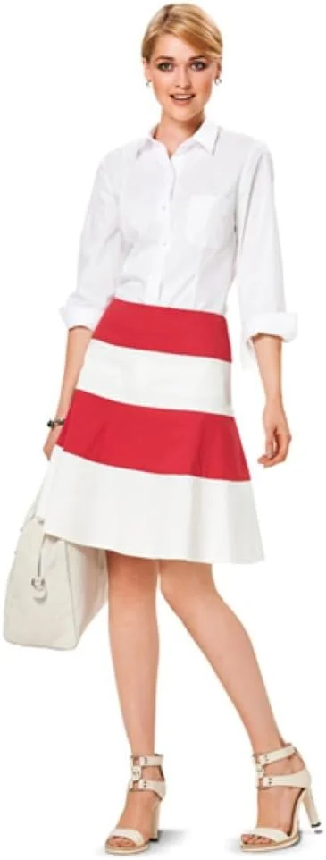 الگوی خیاطی دامن Burda B6904، ابعاد 19x13 سانتی متر الگوی خیاطی دامن Burda B6904، ابعاد 19x13 سانتی متر