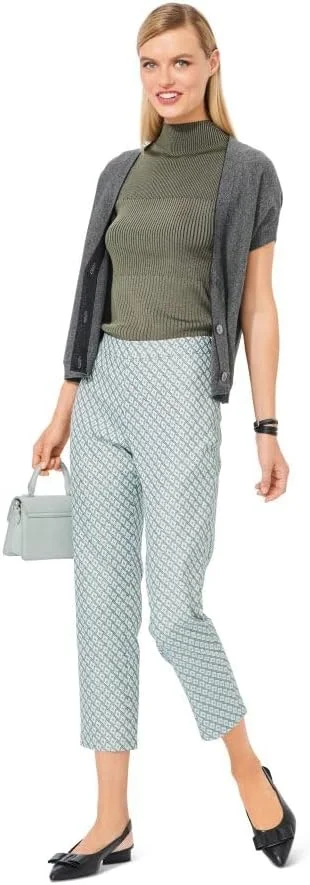 الگوی خیاطی بوردا استایل B6072، شلوار راسته زنانه