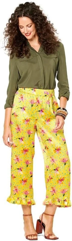 الگوی خیاطی بردا استایل B6199 - شلوار و شلوارک زنانه کشی