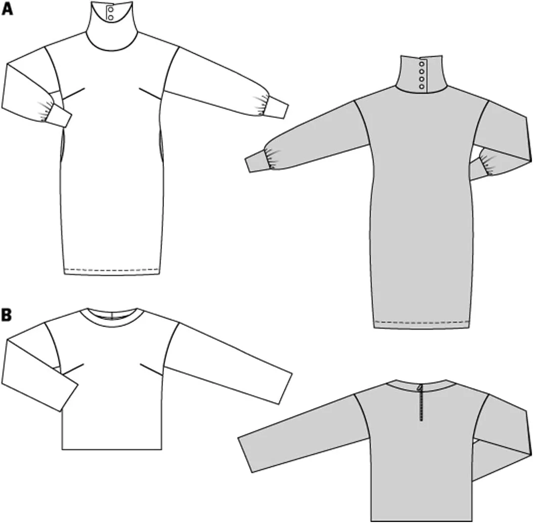 الگوی خیاطی زنانه Burda Style #5679، مناسب برای دوخت لباس و جامپر، سایزهای 36 تا 48 الگوی خیاطی زنانه Burda Style #5679، مناسب برای دوخت لباس و جامپر، سایزهای 36 تا 48