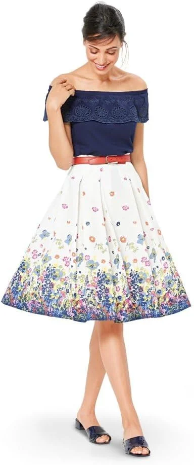 الگوی خیاطی بوردا استایل شماره 6341 دامن پلیسه زنانه میدی سایز 36-46 الگوی خیاطی بوردا استایل شماره 6341 دامن پلیسه زنانه میدی سایز 36-46