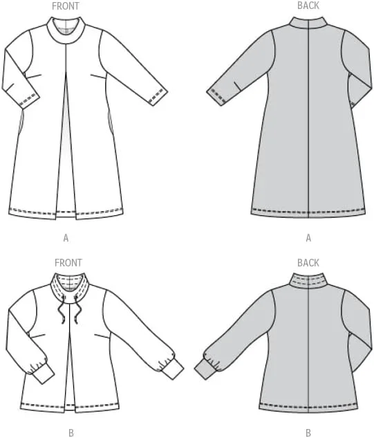 الگوی خیاطی بوردا استایل B5782: لباس و تونیک زنانه