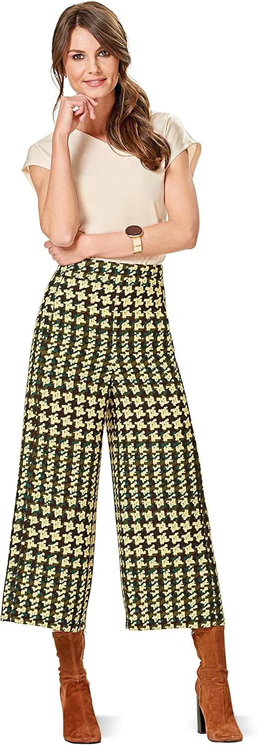 الگوی خیاطی شلوار زنانه بوردای استایل مدل Burda B6573، کاغذی، سفید، 19x13x1 سانتی متر