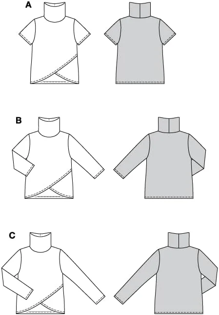 الگوی خیاطی آسان زنانه BurdaStyle، ژاکت با 3 قد آستین، سایزهای 36-48