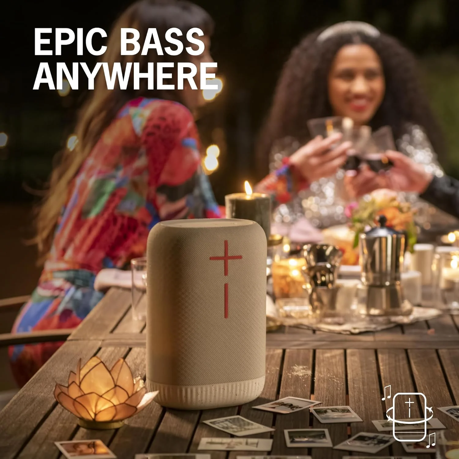 اسپیکر بلوتوثی بیسیم قابل حمل Ultimate Ears EPICBOOM، باس قوی و صدای فراگیر 360 درجه، EQ تطبیقی، ضد آب IP67، شناور، باتری 17 ساعته، برد 180 فوت، USB C - مشکی ذغالی اسپیکر بلوتوثی بیسیم قابل حمل Ultimate Ears EPICBOOM، باس قوی و صدای فراگیر 360 درجه، EQ تطبیقی، ضد آب IP67، شناور، باتری 17 ساعته، برد 180 فوت، USB C - مشکی ذغالی