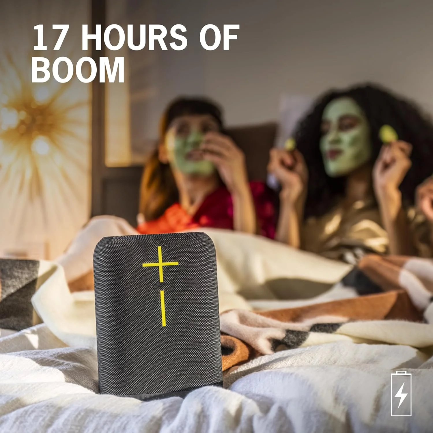 اسپیکر بلوتوثی بیسیم قابل حمل Ultimate Ears EPICBOOM، باس قوی و صدای فراگیر 360 درجه، EQ تطبیقی، ضد آب IP67، شناور، باتری 17 ساعته، برد 180 فوت، USB C - مشکی ذغالی اسپیکر بلوتوثی بیسیم قابل حمل Ultimate Ears EPICBOOM، باس قوی و صدای فراگیر 360 درجه، EQ تطبیقی، ضد آب IP67، شناور، باتری 17 ساعته، برد 180 فوت، USB C - مشکی ذغالی