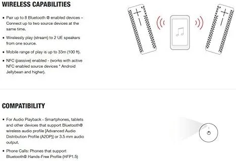 اسپیکر بلوتوثی بیسیم قابل حمل Ultimate Ears BOOM 2، صدای فراگیر 360 درجه، بیس عمیق، ضد آب IPX7، 15 ساعت پخش، اتصال چند اسپیکر - مشکی فانتوم اسپیکر بلوتوثی بیسیم قابل حمل Ultimate Ears BOOM 2، صدای فراگیر 360 درجه، بیس عمیق، ضد آب IPX7، 15 ساعت پخش، اتصال چند اسپیکر - مشکی فانتوم