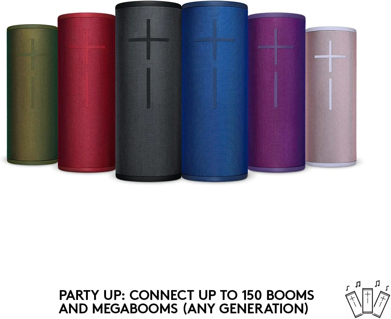اسپیکر بلوتوثی بیسیم قابل حمل Ultimate Ears MEGABOOM 3 (صدای قدرتمند + بیس کوبنده، بلوتوث، دکمه جادویی، ضد آب، باتری 20 ساعته) - مشکی شب، بزرگ اسپیکر بلوتوثی بیسیم قابل حمل Ultimate Ears MEGABOOM 3 (صدای قدرتمند + بیس کوبنده، بلوتوث، دکمه جادویی، ضد آب، باتری 20 ساعته) - مشکی شب، بزرگ
