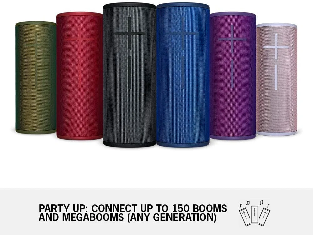 اسپیکر بلوتوثی بیسیم Ultimate Ears MEGABOOM 3 (صدای قدرتمند + بیس کوبنده، بلوتوث، دکمه جادویی، ضد آب، باتری 20 ساعته، برد 45 متر) - بنفش فرابنفش اسپیکر بلوتوثی بیسیم Ultimate Ears MEGABOOM 3 (صدای قدرتمند + بیس کوبنده، بلوتوث، دکمه جادویی، ضد آب، باتری 20 ساعته، برد 45 متر) - بنفش فرابنفش