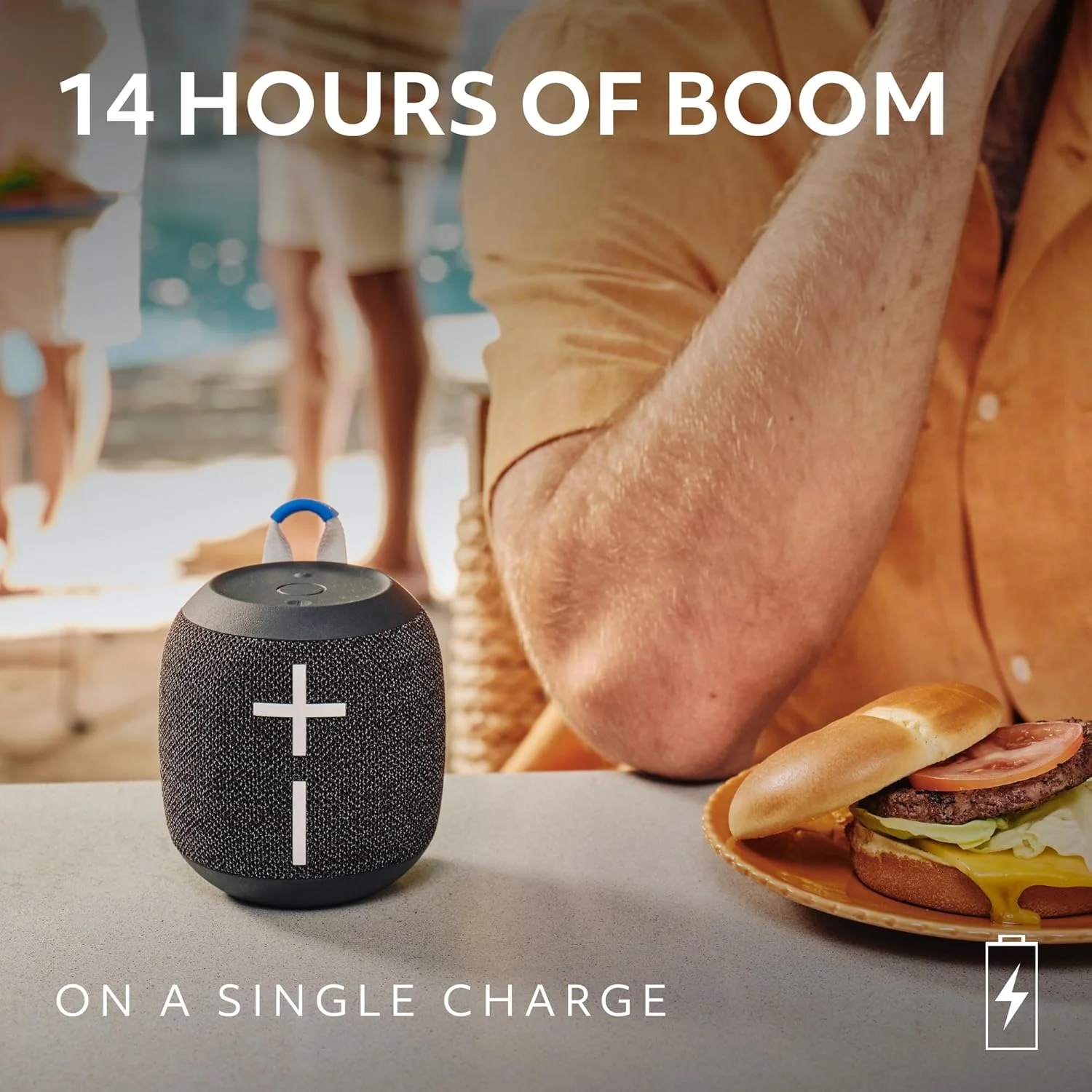اسپیکر بلوتوثی قابل حمل ضد آب Ultimate Ears WONDERBOOM 4 با بیس قوی و صدای 360 درجه، اسپیکر شناور ضد گرد و غبار با برد 40 متری - Joyous Brights اسپیکر بلوتوثی قابل حمل ضد آب Ultimate Ears WONDERBOOM 4 با بیس قوی و صدای 360 درجه، اسپیکر شناور ضد گرد و غبار با برد 40 متری - Joyous Brights