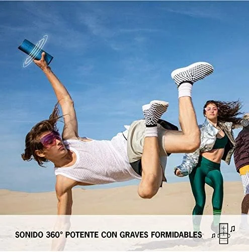 اسپیکر بلوتوثی بیسیم Ultimate Ears BOOM 3، صدای جسورانه + بیس عمیق، بلوتوث، دکمه جادویی، ضد آب، 15 ساعت باتری، برد 150 فوت، تکشاخ اسپیکر بلوتوثی بیسیم Ultimate Ears BOOM 3، صدای جسورانه + بیس عمیق، بلوتوث، دکمه جادویی، ضد آب، 15 ساعت باتری، برد 150 فوت، تکشاخ