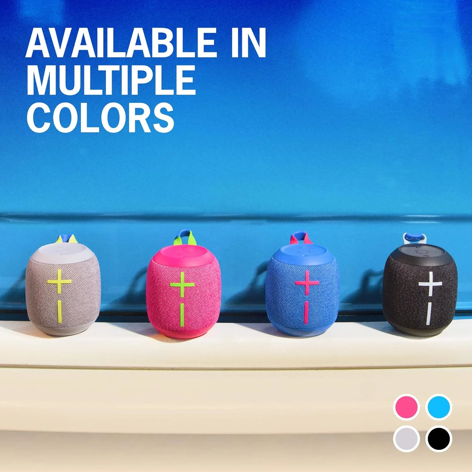 اسپیکر بلوتوثی بیسیم قابل حمل Ultimate Ears WONDERBOOM 3، صدای 360 درجه با بیس قوی برای فضای باز، ضد آب، ضد گرد و غبار IP67، شناور، برد 40 متری - خاکستری شاد اسپیکر بلوتوثی بیسیم قابل حمل Ultimate Ears WONDERBOOM 3، صدای 360 درجه با بیس قوی برای فضای باز، ضد آب، ضد گرد و غبار IP67، شناور، برد 40 متری - خاکستری شاد