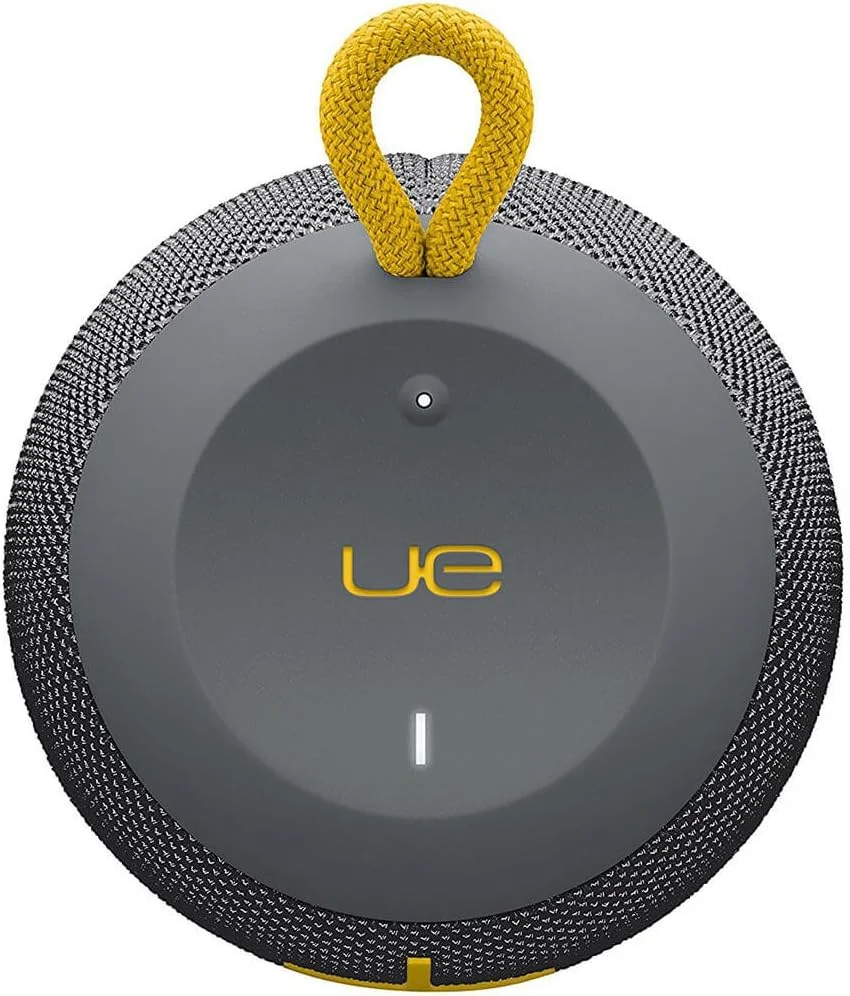 اسپیکر بلوتوثی بیسیم قابل حمل Ultimate Ears Wonderboom، صدای شگفتانگیز بزرگ، ضد آب، اتصال دو اسپیکر برای صدای Hi-Fi بلند، عمر باتری 10 ساعته - خاکستری اسپیکر بلوتوثی بیسیم قابل حمل Ultimate Ears Wonderboom، صدای شگفتانگیز بزرگ، ضد آب، اتصال دو اسپیکر برای صدای Hi-Fi بلند، عمر باتری 10 ساعته - خاکستری