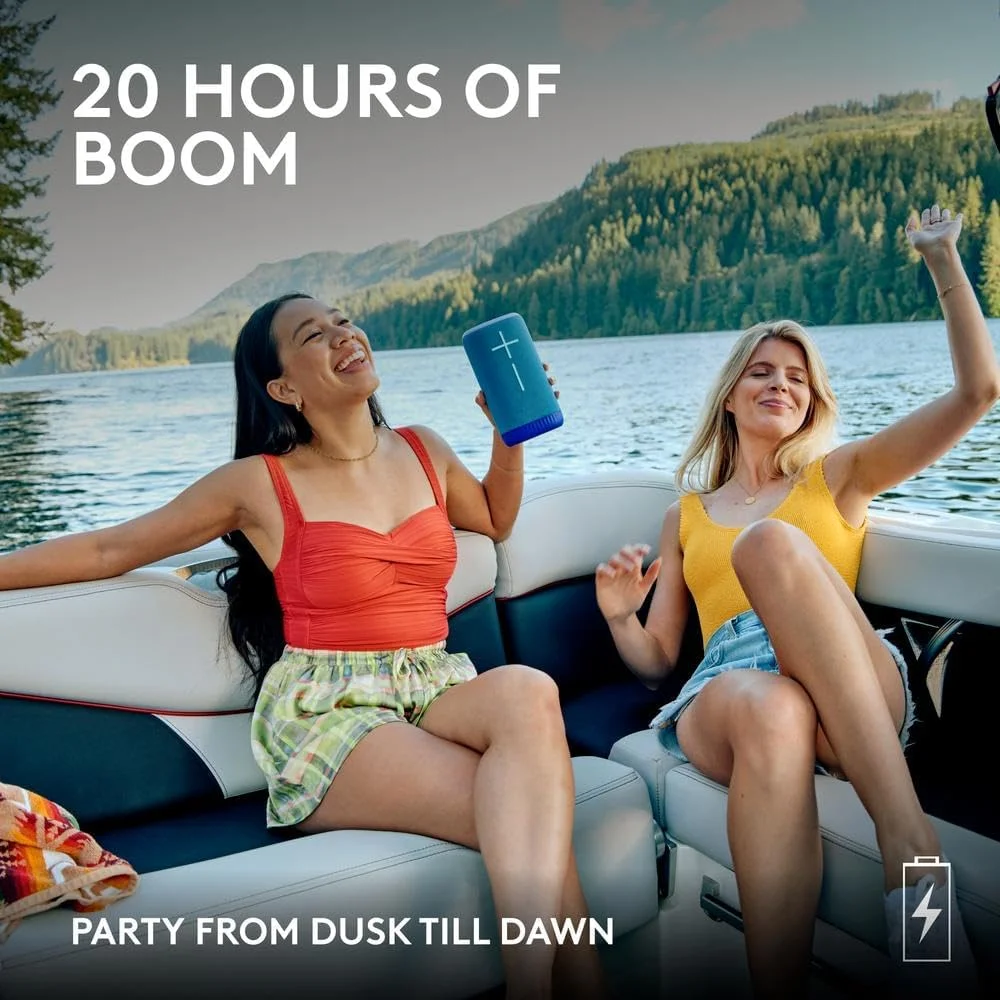 اسپیکر بلوتوثی قابل حمل ULTIMATE EARS EVERBOOM، بیس قوی و صدای فراگیر 360 درجه، اسپیکر ضد آب شناور IP67، تا 20 ساعت عمر باتری و برد 55 متری - گرافیت اسپیکر بلوتوثی قابل حمل ULTIMATE EARS EVERBOOM، بیس قوی و صدای فراگیر 360 درجه، اسپیکر ضد آب شناور IP67، تا 20 ساعت عمر باتری و برد 55 متری - گرافیت