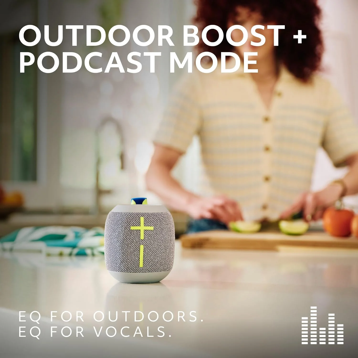 اسپیکر بلوتوثی قابل حمل ضد آب Ultimate Ears WONDERBOOM 4 با صدای فراگیر 360 درجه و بیس قوی، ضد گرد و غبار و شناور با برد 40 متری - خاکستری اسپیکر بلوتوثی قابل حمل ضد آب Ultimate Ears WONDERBOOM 4 با صدای فراگیر 360 درجه و بیس قوی، ضد گرد و غبار و شناور با برد 40 متری - خاکستری