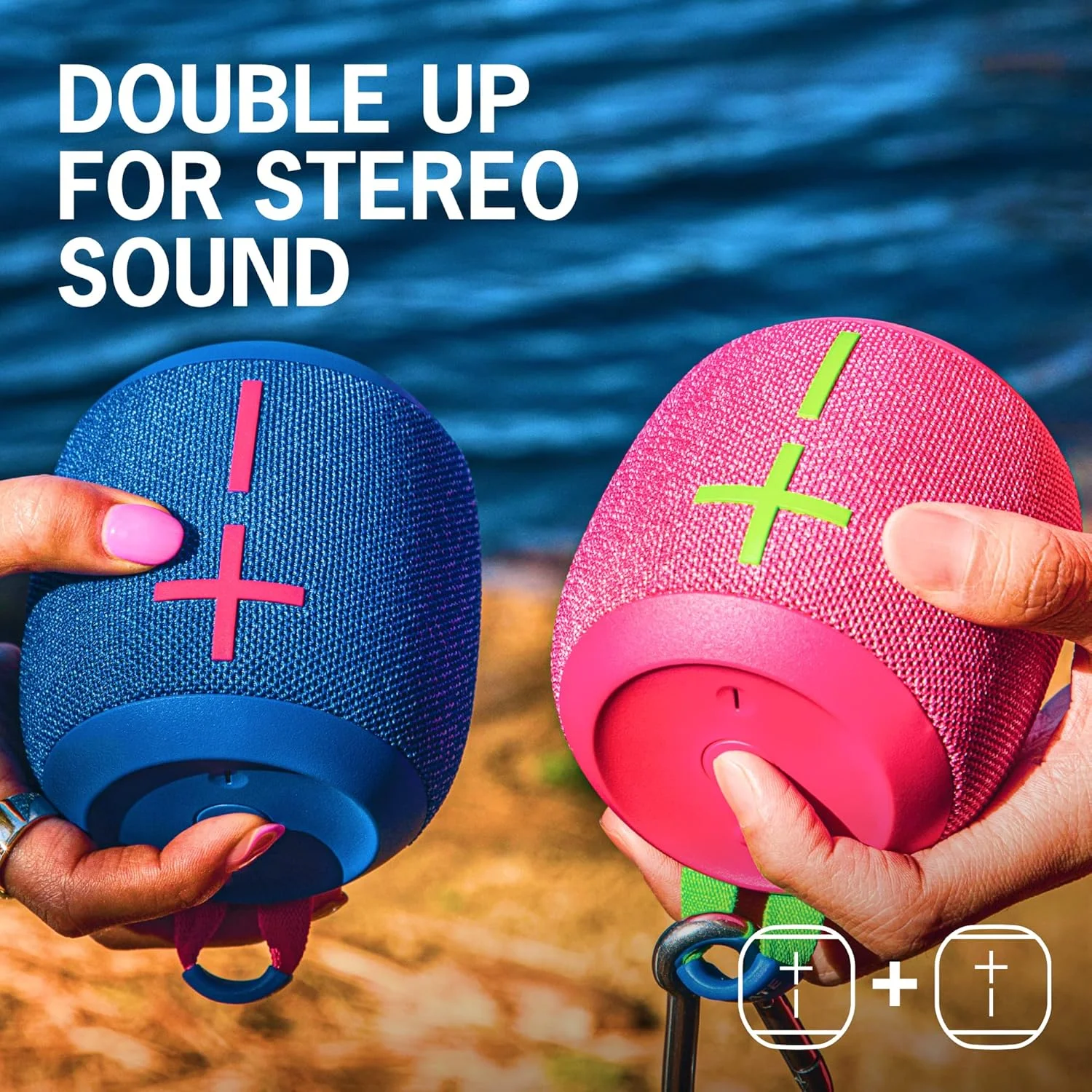 اسپیکر بلوتوثی بی سیم قابل حمل Ultimate Ears WONDERBOOM 3، صدای 360 درجه با بیس قوی برای فضای باز، ضد آب، ضد گرد و غبار IP67، شناور، برد 40 متری - صورتی اسپیکر بلوتوثی بی سیم قابل حمل Ultimate Ears WONDERBOOM 3، صدای 360 درجه با بیس قوی برای فضای باز، ضد آب، ضد گرد و غبار IP67، شناور، برد 40 متری - صورتی