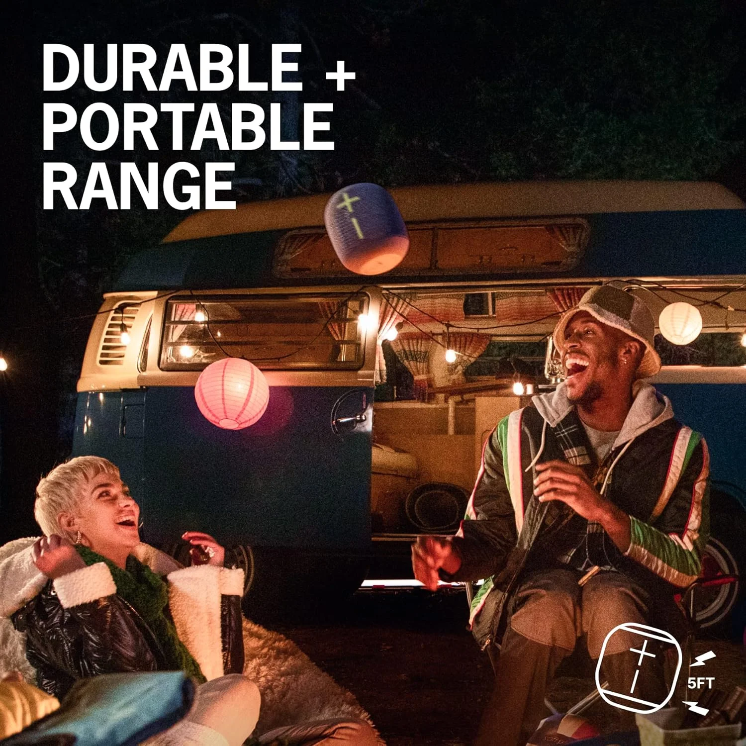 اسپیکر بلوتوثی بی سیم قابل حمل Ultimate Ears WONDERBOOM 3، صدای 360 درجه با بیس قوی برای فضای باز، ضد آب، ضد گرد و غبار IP67، شناور، برد 40 متری - صورتی اسپیکر بلوتوثی بی سیم قابل حمل Ultimate Ears WONDERBOOM 3، صدای 360 درجه با بیس قوی برای فضای باز، ضد آب، ضد گرد و غبار IP67، شناور، برد 40 متری - صورتی