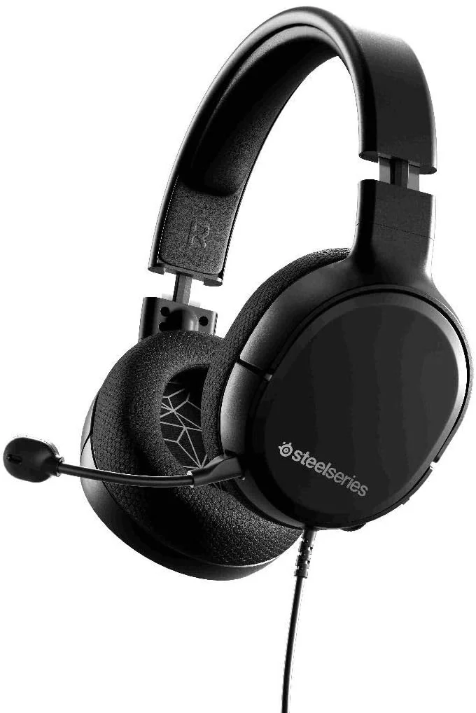 هدست گیمینگ سیمی SteelSeries Arctis 1 – میکروفون ClearCast جداشدنی – هدبند سبک وزن تقویت شده با فولاد – برای PC، PS5، PS4، Xbox Series X|S، Xbox One، Nintendo Switch، موبایل – مشکی