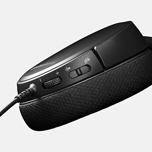 هدست گیمینگ سیمی SteelSeries Arctis 1 – میکروفون ClearCast جداشدنی – هدبند سبک وزن تقویت شده با فولاد – برای PC، PS5، PS4، Xbox Series X|S، Xbox One، Nintendo Switch، موبایل – مشکی