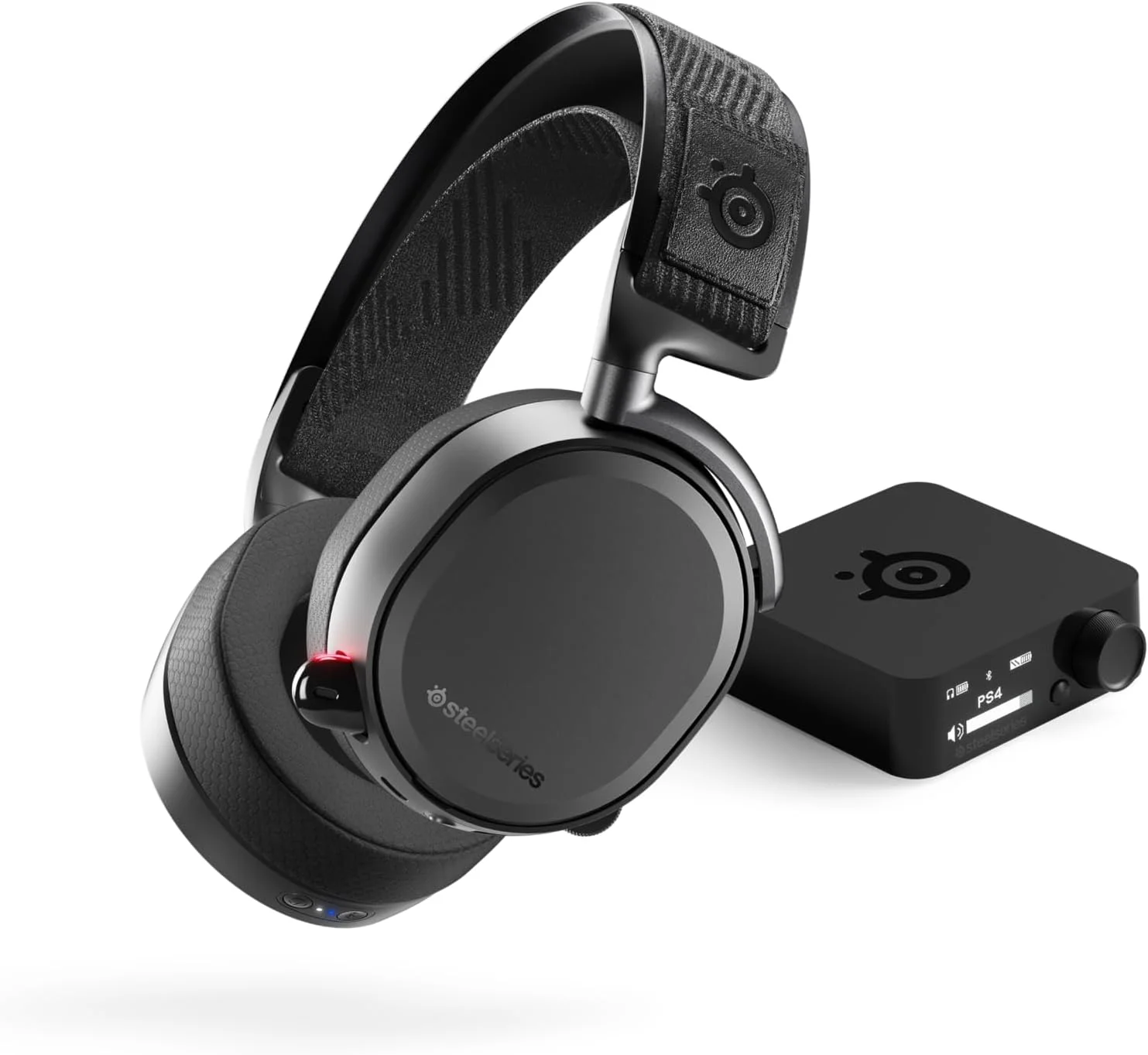 هدست گیمینگ بی‌سیم SteelSeries Arctis Pro - کیفیت عالی بدون افت + بلوتوث برای PS4 و PC