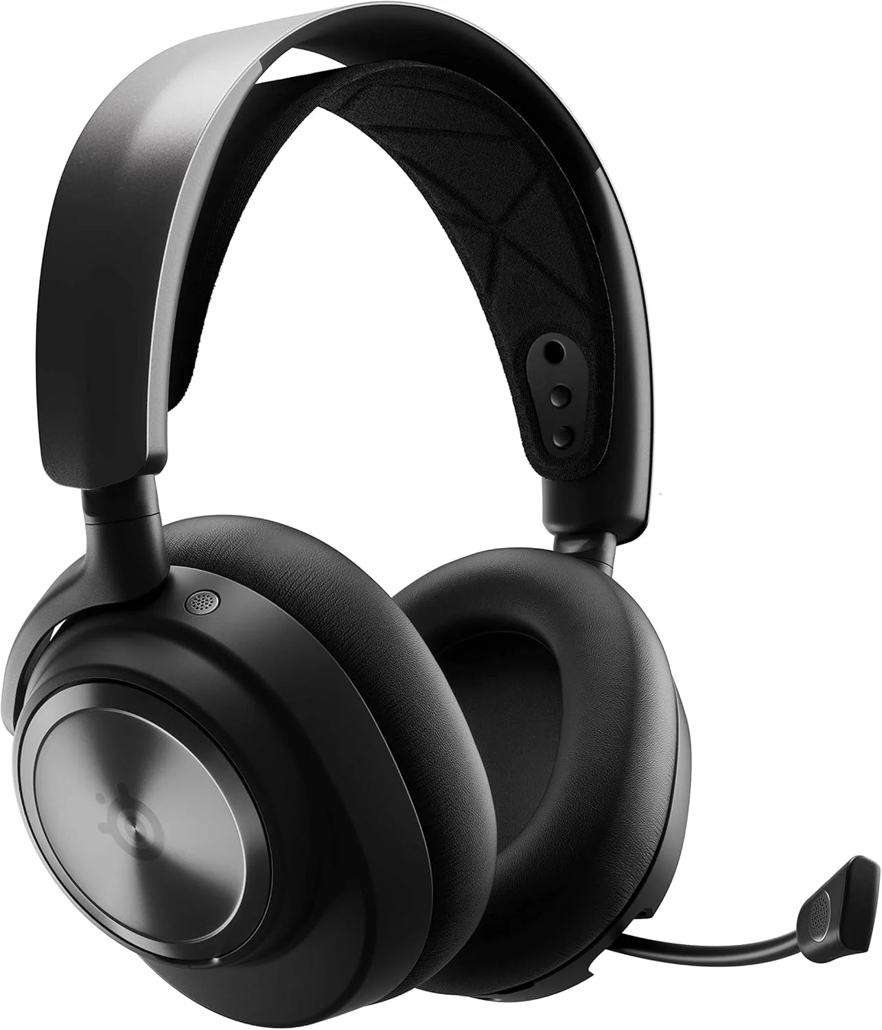 هدست گیمینگ SteelSeries Arctis Nova Pro Wireless Xbox Series X/S - درایورهای مغناطیسی نئودیمیوم - حذف نویز فعال - سیستم قدرت بی نهایت - میکروفون ClearCast Gen 2 - سازگار با PS5، Switch، PC