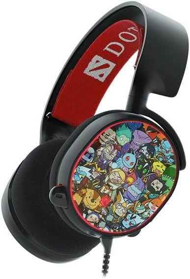 هدست گیمینگ استریو سیم دار SteelSeries Arctis 5 Dota 2 نسخه محدود