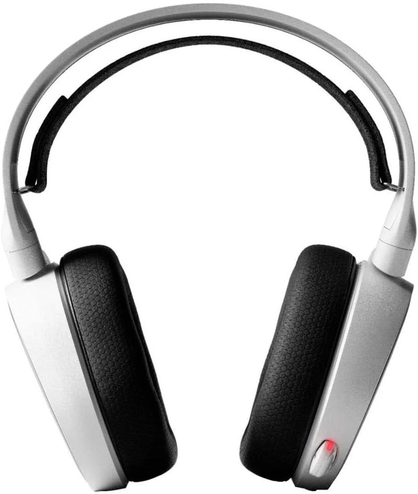 هدست گیمینگ SteelSeries Arctis 5 با نورپردازی RGB و صدای فراگیر DTS Headphone: X v2.0 - مناسب برای PC و PS5/PS4 - سفید