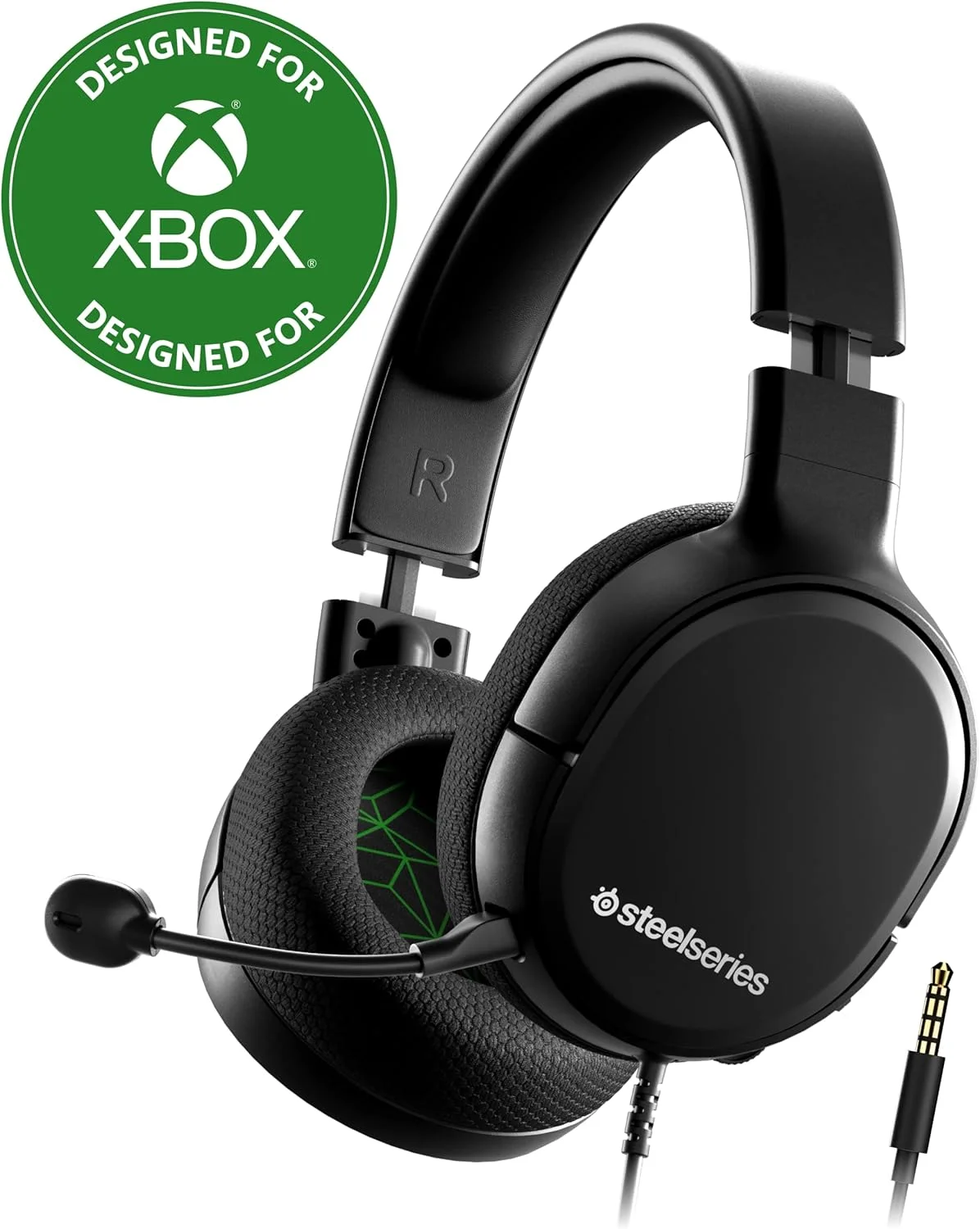 هدست گیمینگ سیمی SteelSeries Arctis 1 – میکروفون ClearCast جداشدنی – هدبند سبک وزن تقویت شده با فولاد – برای Xbox، PC، PS4، Nintendo Switch و Lite، موبایل