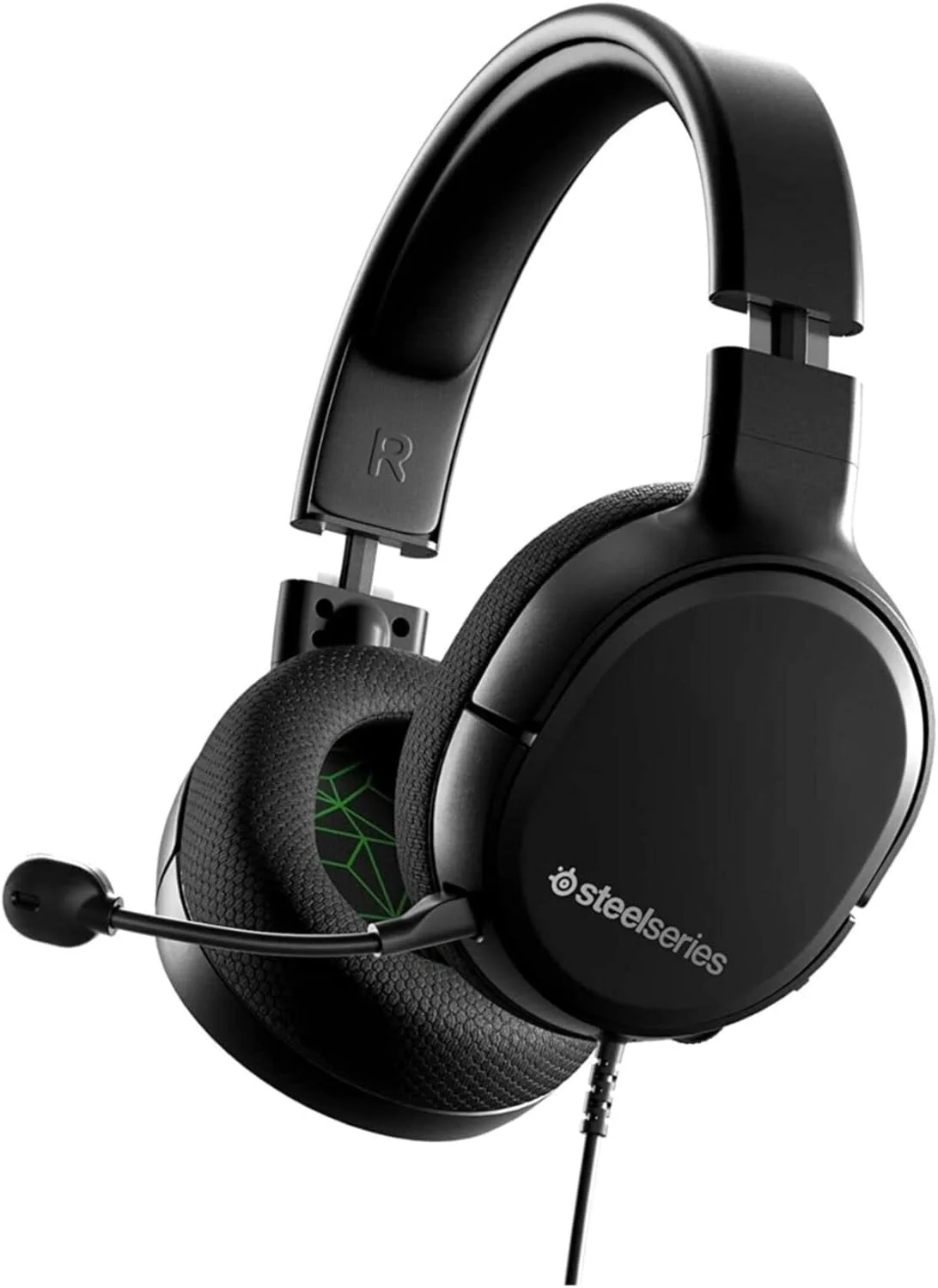 هدست گیمینگ سیمی SteelSeries Arctis 1 – میکروفون ClearCast جداشدنی – هدبند سبک وزن تقویت شده با فولاد – برای Xbox، PC، PS4، Nintendo Switch و Lite، موبایل