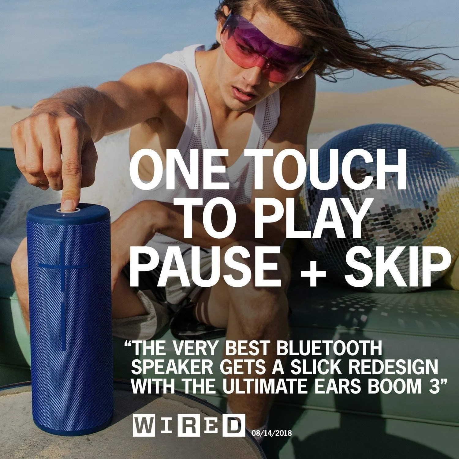 اسپیکر بلوتوثی بیسیم قابل حمل Ultimate Ears Megaboom 3 (ضد آب) جین اسپیکر بلوتوثی بیسیم قابل حمل Ultimate Ears Megaboom 3 (ضد آب) جین